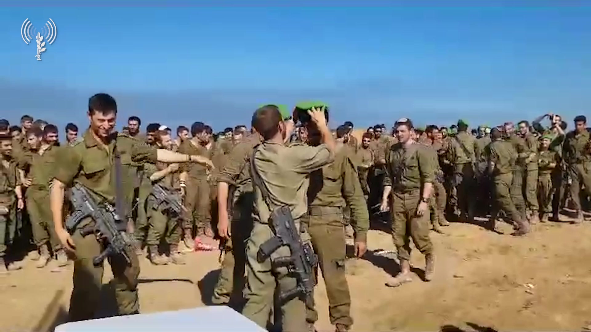 נחל מקבלים את הכומתה בעזה