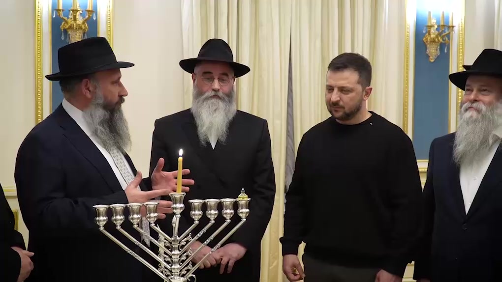 זלנסקי הדלקת נרות 2