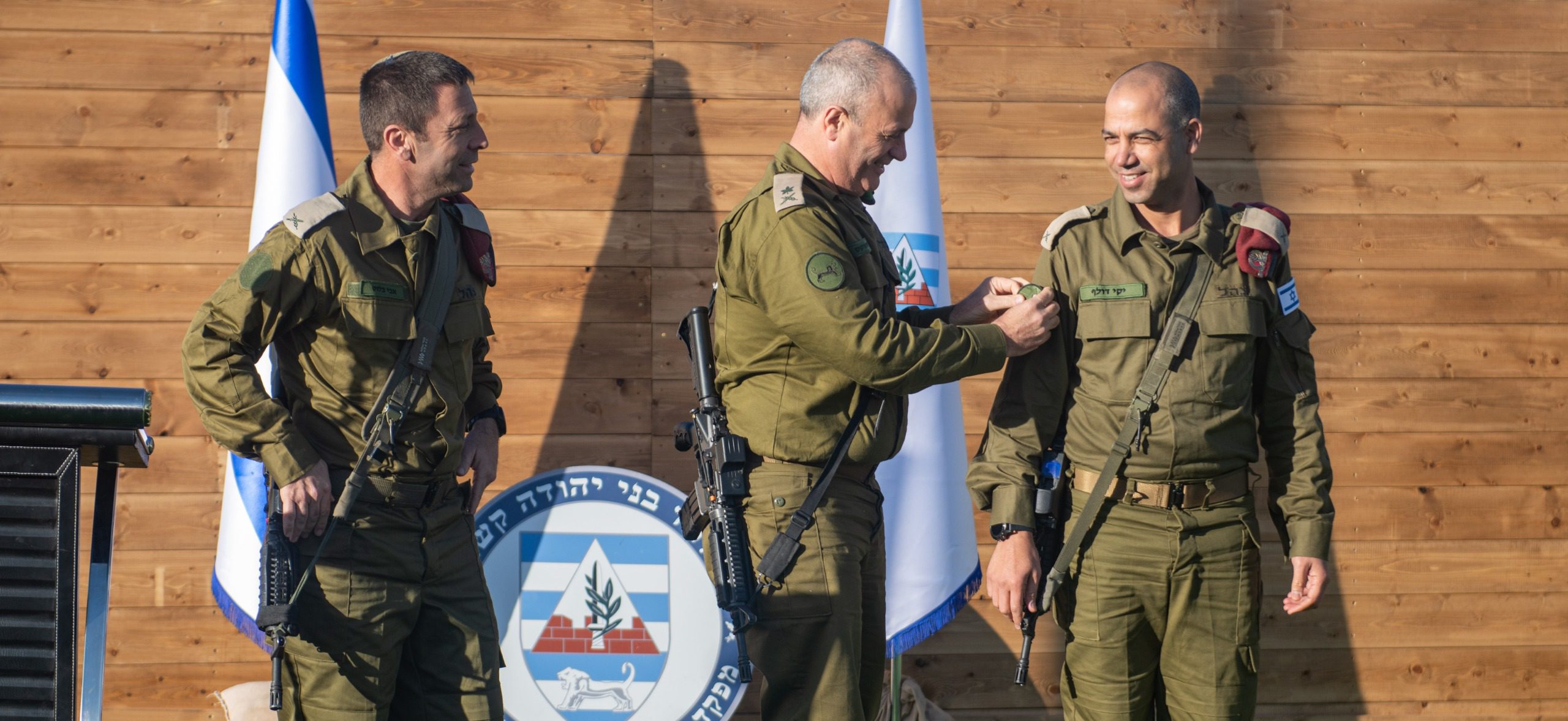תא"ל יקי דולף נכנס לתפקידו כמפקד אוגדת יו"ש