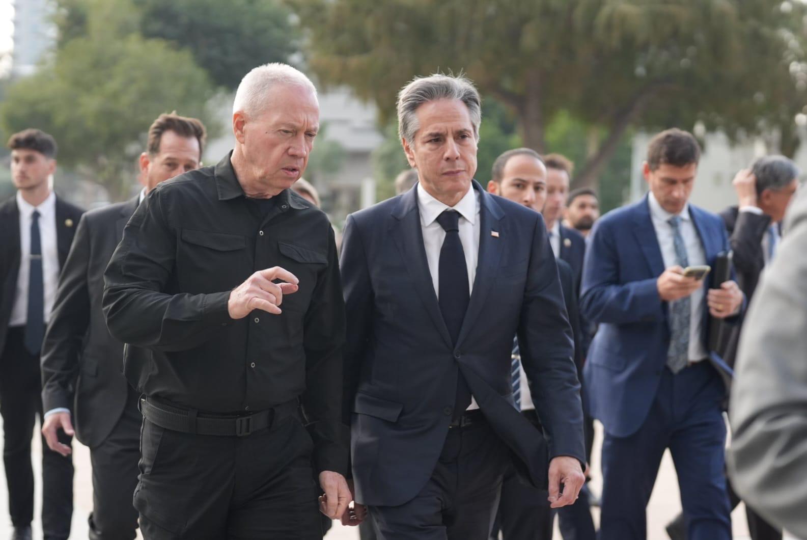 גלנט לבלינקן: "הגברת הלחץ על איראן חיונית"