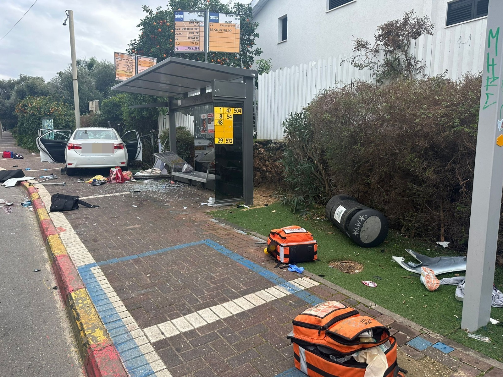 הפיגוע ברעננה: 7 ילדים מאושפזים, אחד מהם קשה