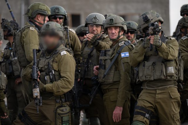 הרמטכ"ל בזירת האסון באל מועאזי (דובר צה"ל)