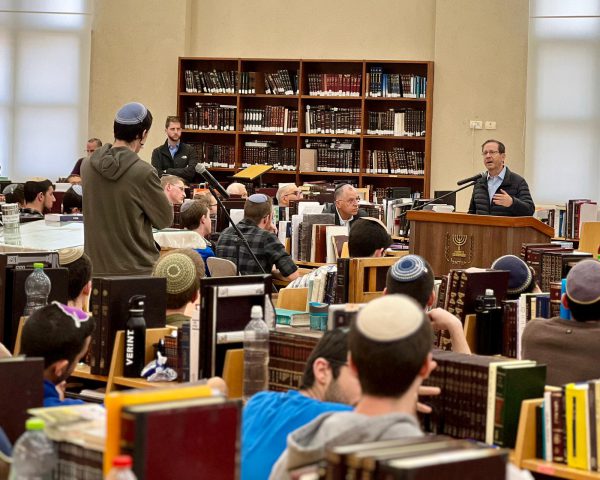 הרצוג בישיבת ירוחם: "חבריכם נפלו על קידוש ה"