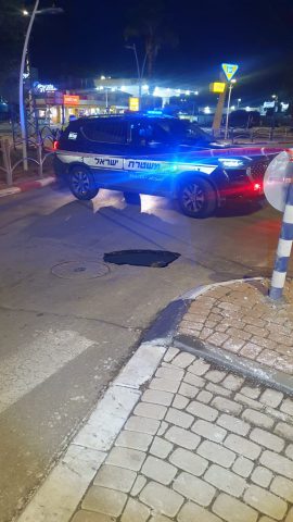 נזקי מזג האוויר | בור נפער בכביש: "אל תגיעו למקום"