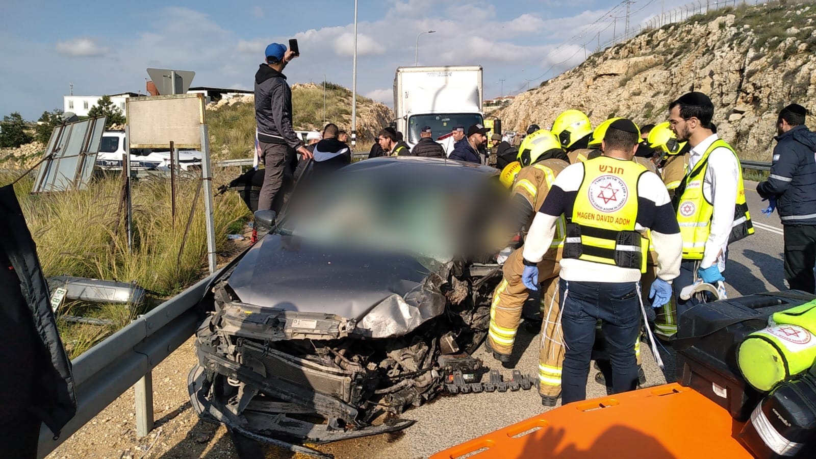 תאונה קשה סמוך לכיכר נילי; 10 פצועים במקום