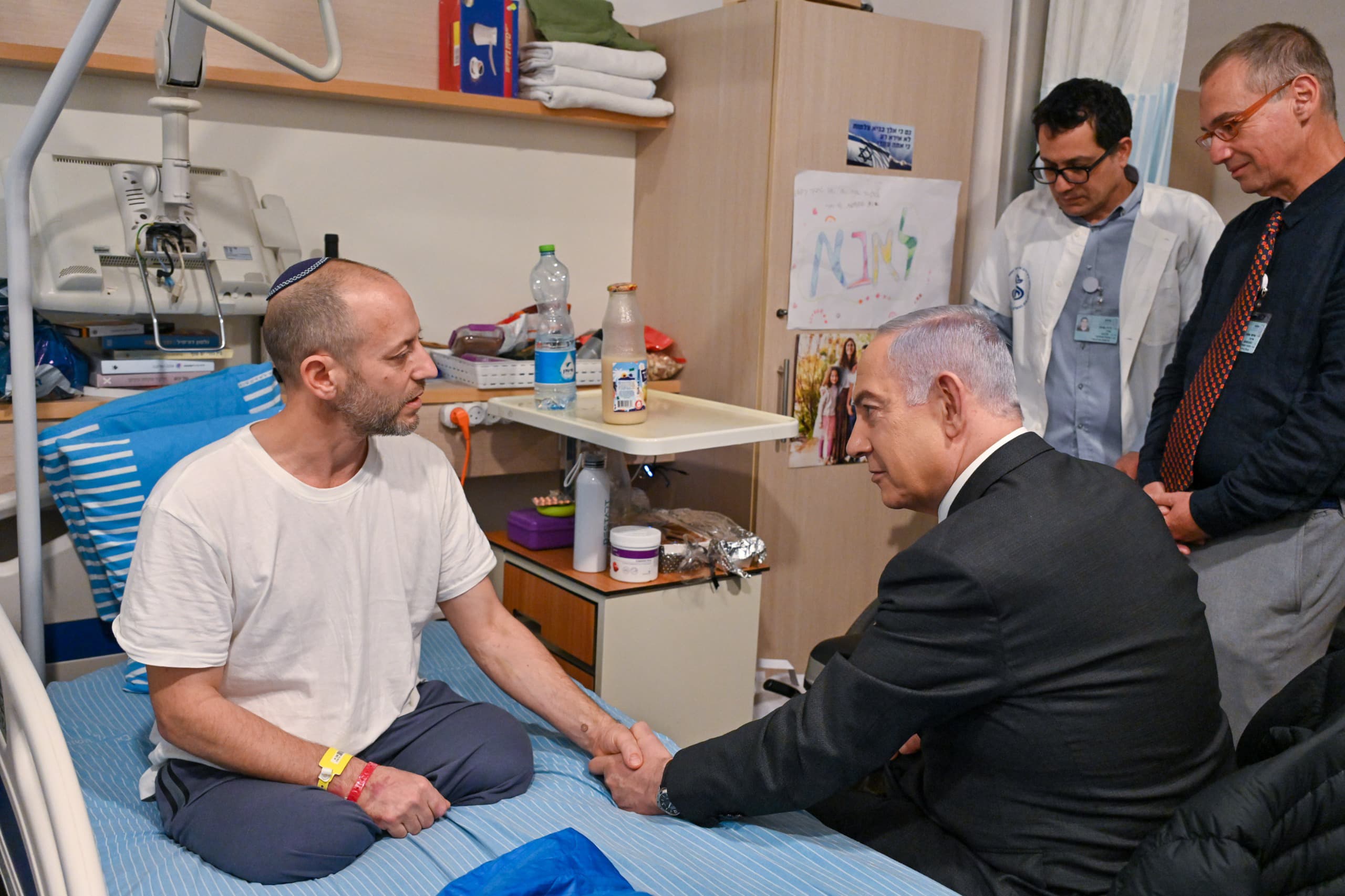 הלוחם הסרוג שנפצע לנתניהו: "צריך לכסח אותם"