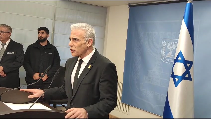 לפיד מזהיר לקראת הרמאדן: "אנחנו בדרך לאסון"