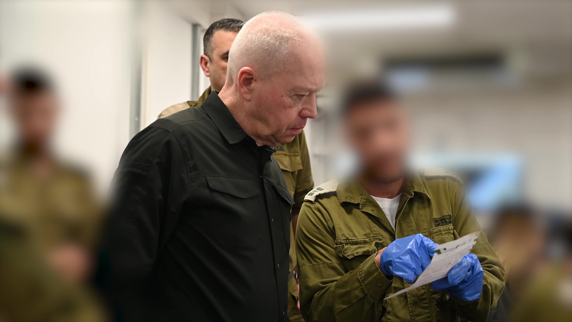 ביקור שר הביטחון באמש״ט 8.2 צילום- שחר יורמן