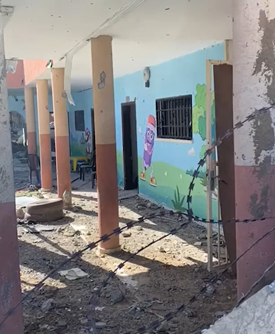 ליד ארגז החול: משגר רקטות אותר בגן ילדים | צפו