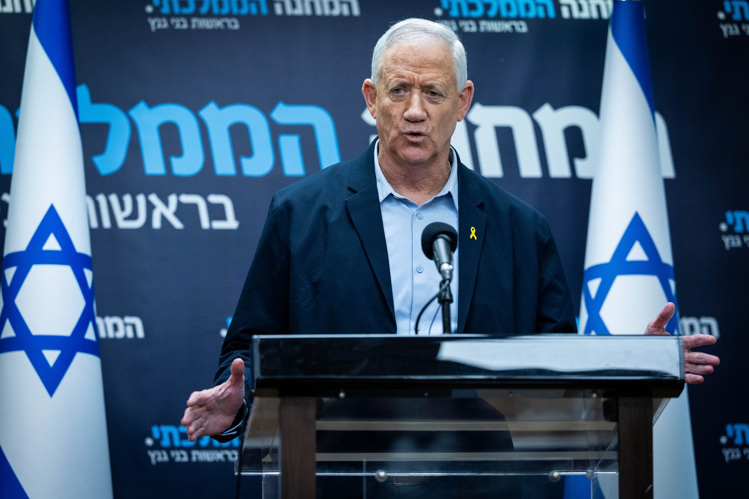 גנץ: "אנחנו בשעת כושר לפרק את הגרעין האיראני"