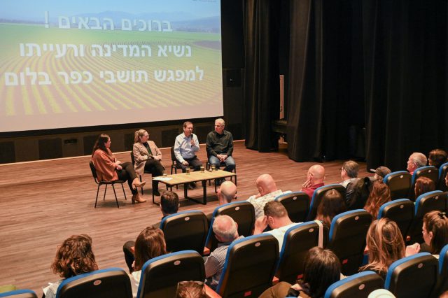 דקות אחרי אזעקה, הרצוג בצפון: "התעקשתי לבוא"