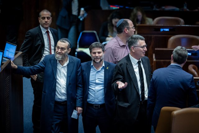 סער וסמוטריץ' בכנסת, ארכיון