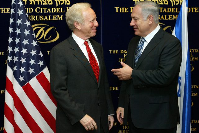 ג'ו ליברמן ונתניהו