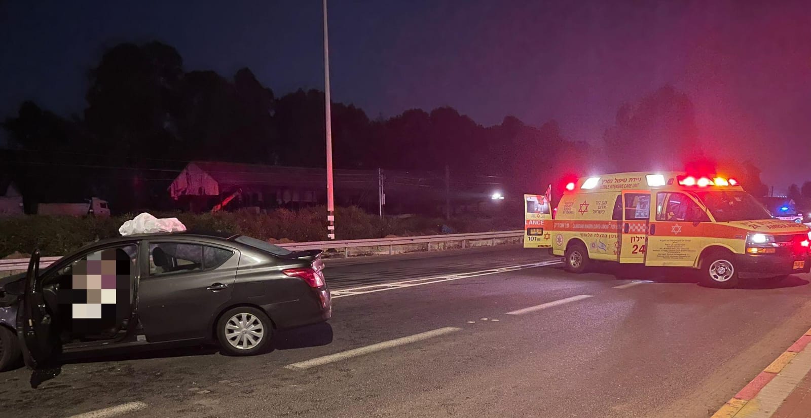 לילה קטלני בכבישים: הרוגה ופצוע קשה בכביש 410