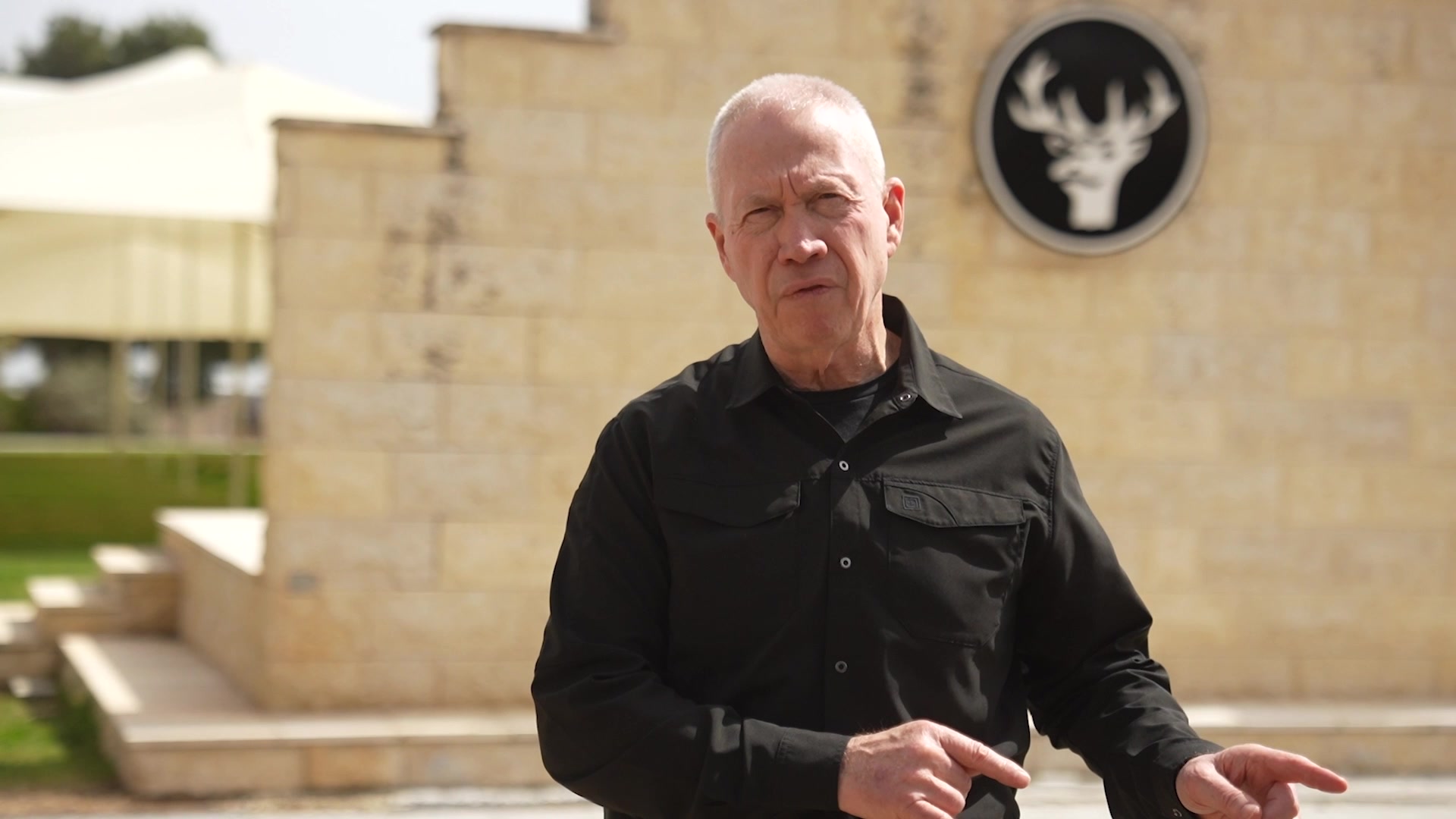 דברי שר הביטחון צילום אלעד מלכה