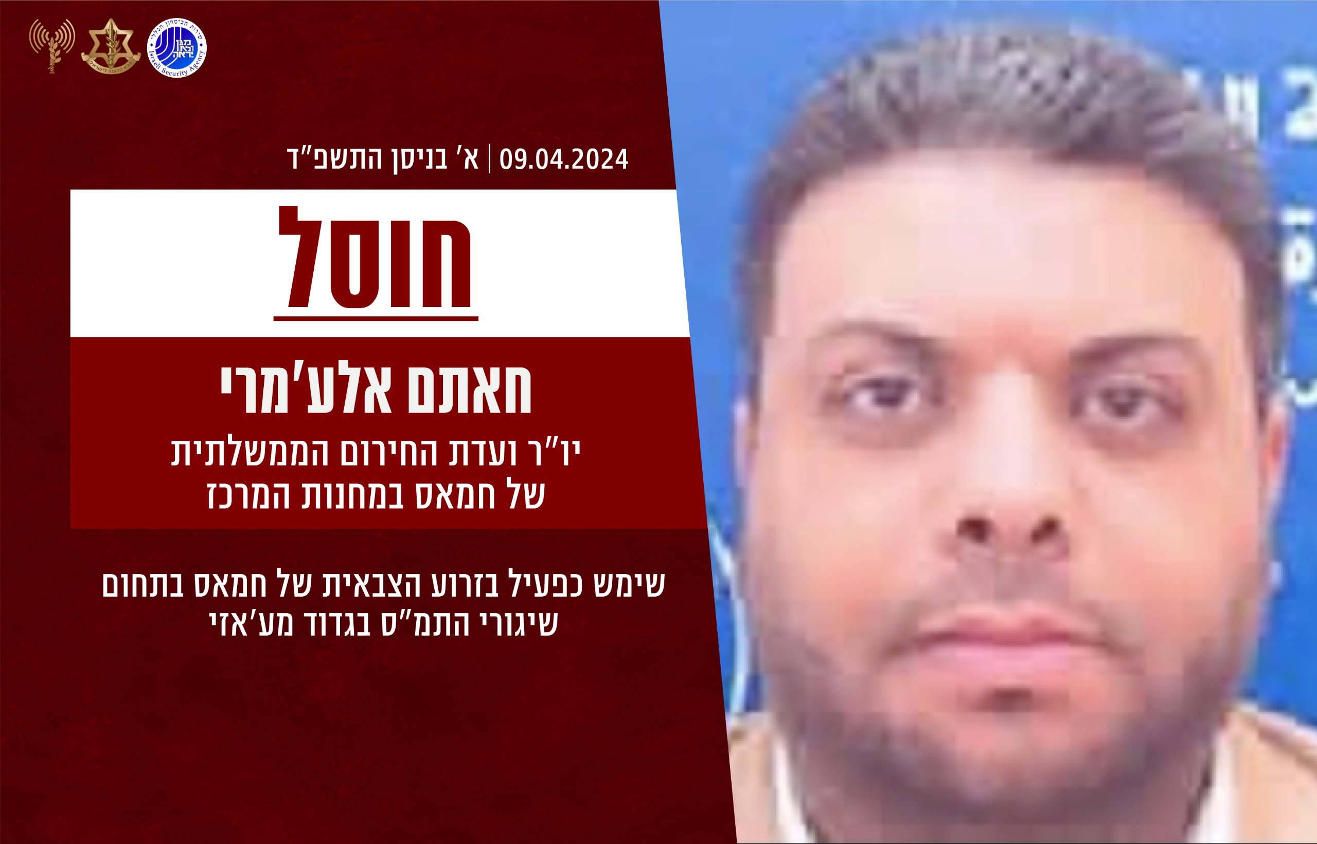 במטוס קרב מהאוויר: כך חוסל בכיר של החמאס