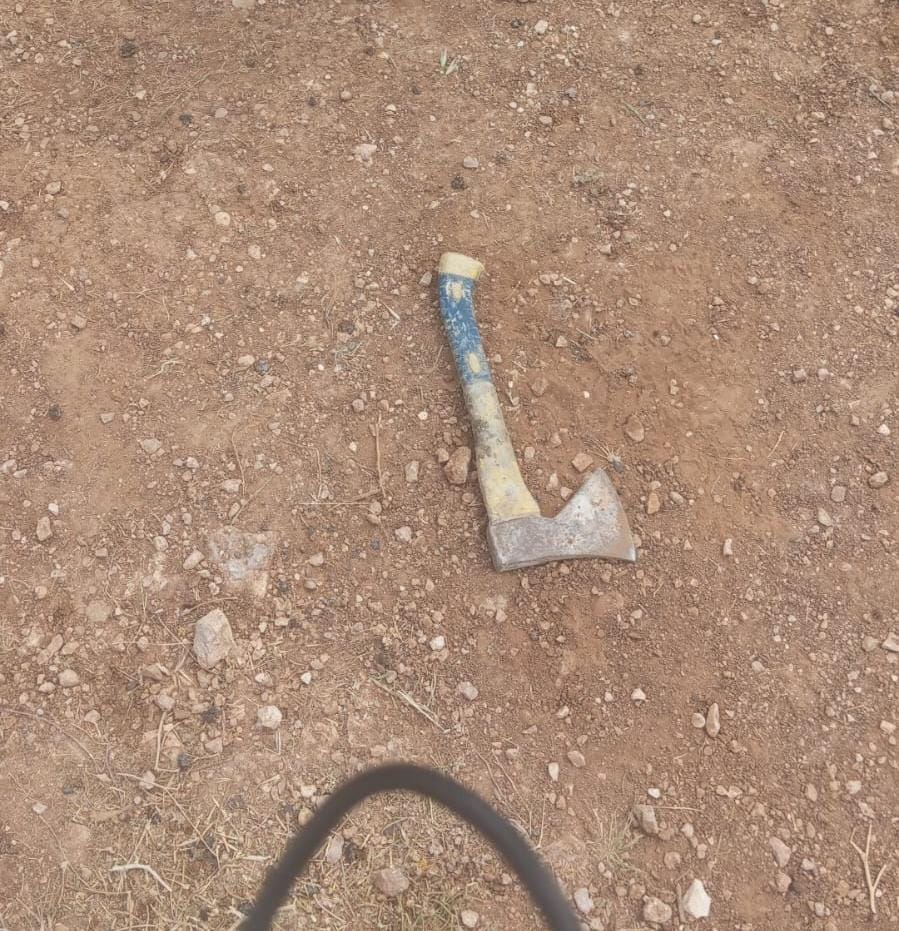 נמנע אסון: 2 פלסטינים נתפסו בבנימין עם גרזן