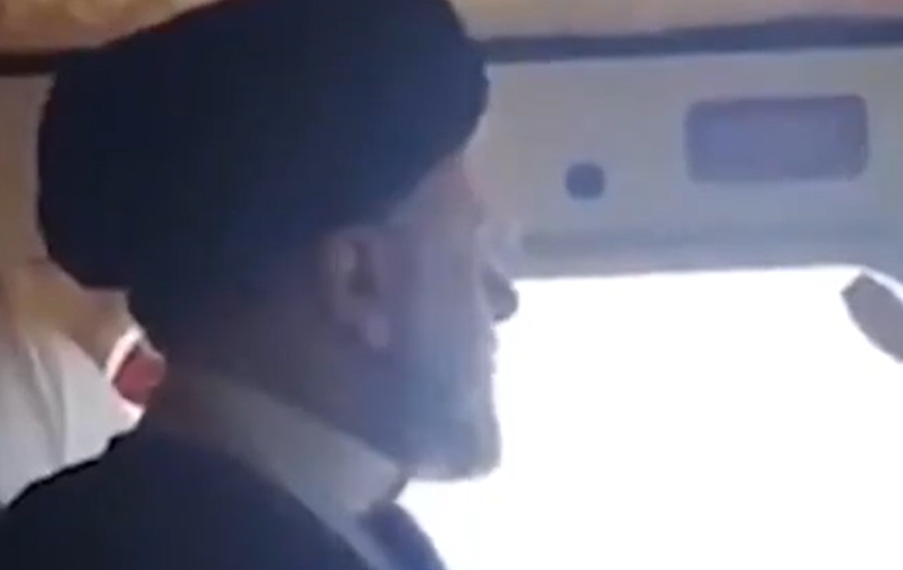 תיעוד אחרון של נשיא איראן במסוק רגע לפני ההתרסקות