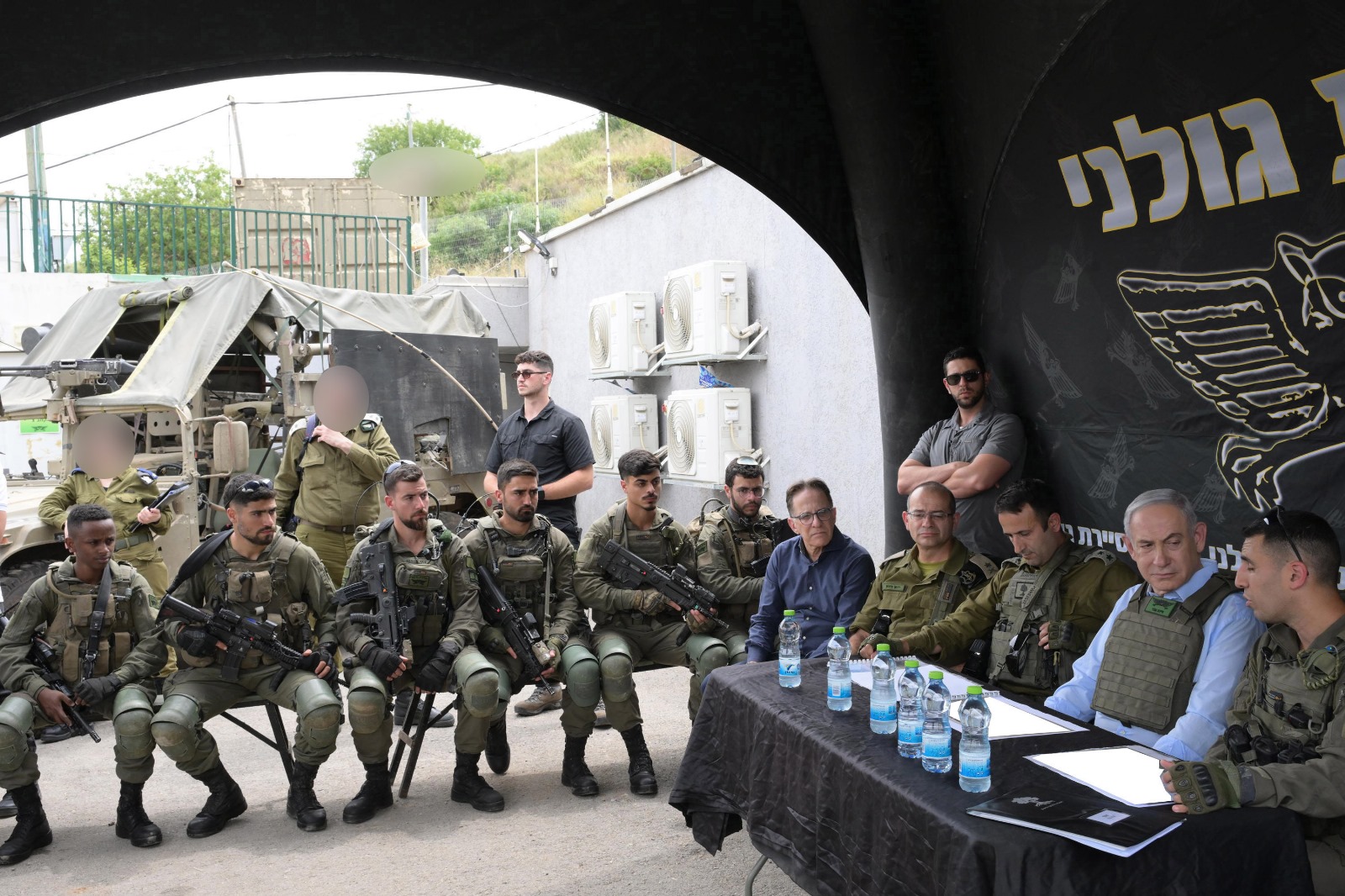 נתניהו ללוחמי גולני: "קיר הברזל של מדינת ישראל"