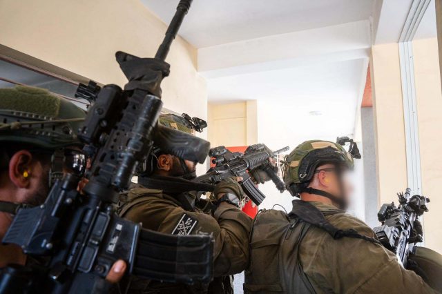 הכוחות בזמן החילוץ (דובר צה"ל)