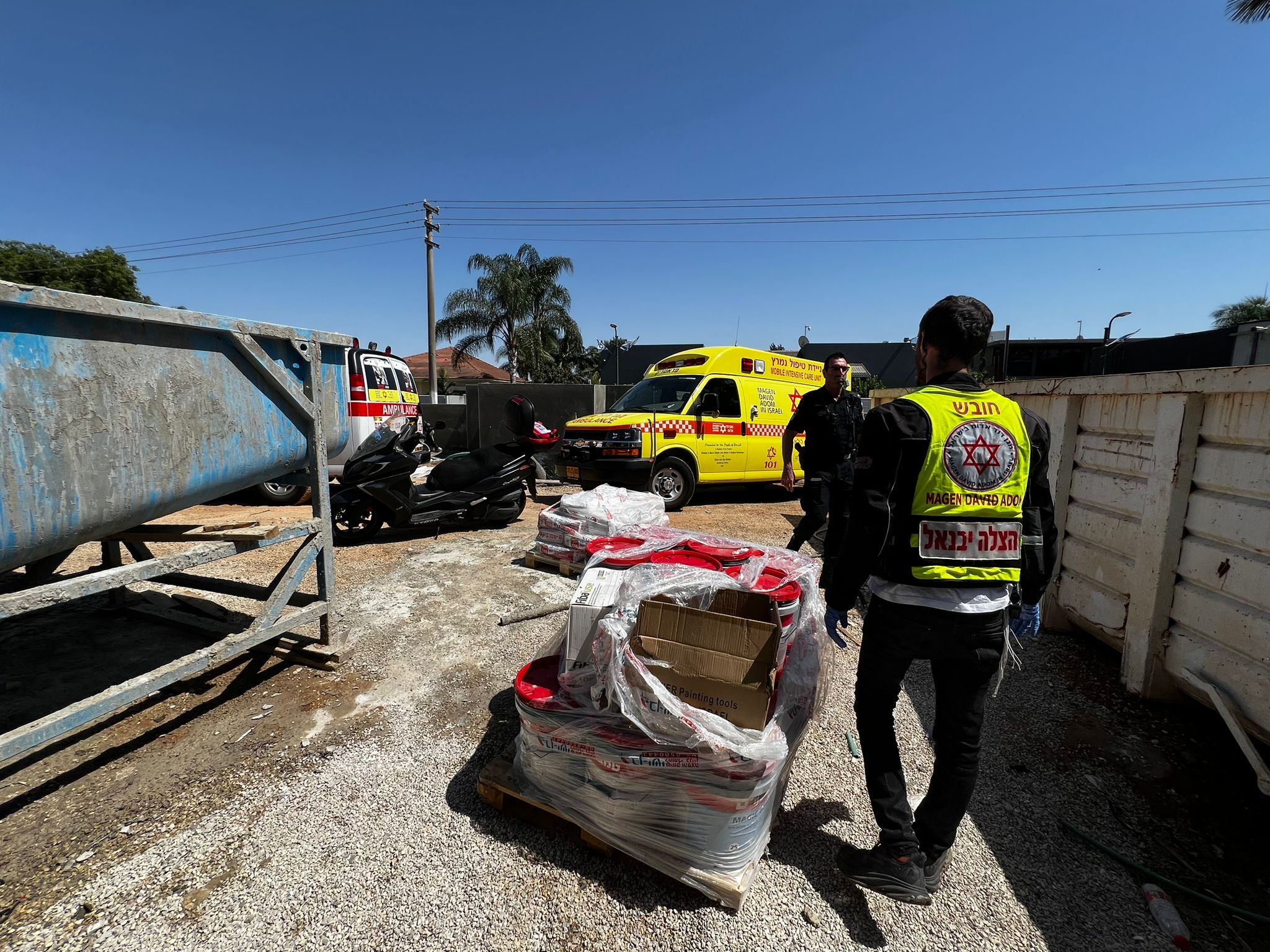 טרגדיה ליד באר טוביה: פועל בניין נפל מגובה ומת במקום