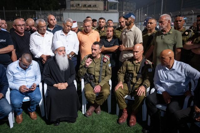 הרמטכ"ל במג'דל שמס (דובר צה"ל)