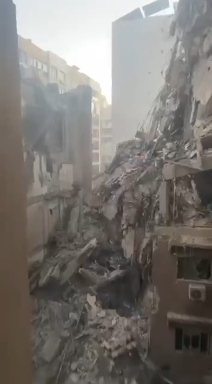 כמו בעזה: תיעוד מהבניין בו חוסל בכיר חיזבאללה