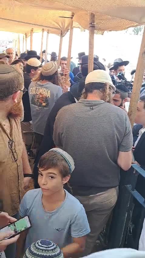 התור לעלייה להר הבית