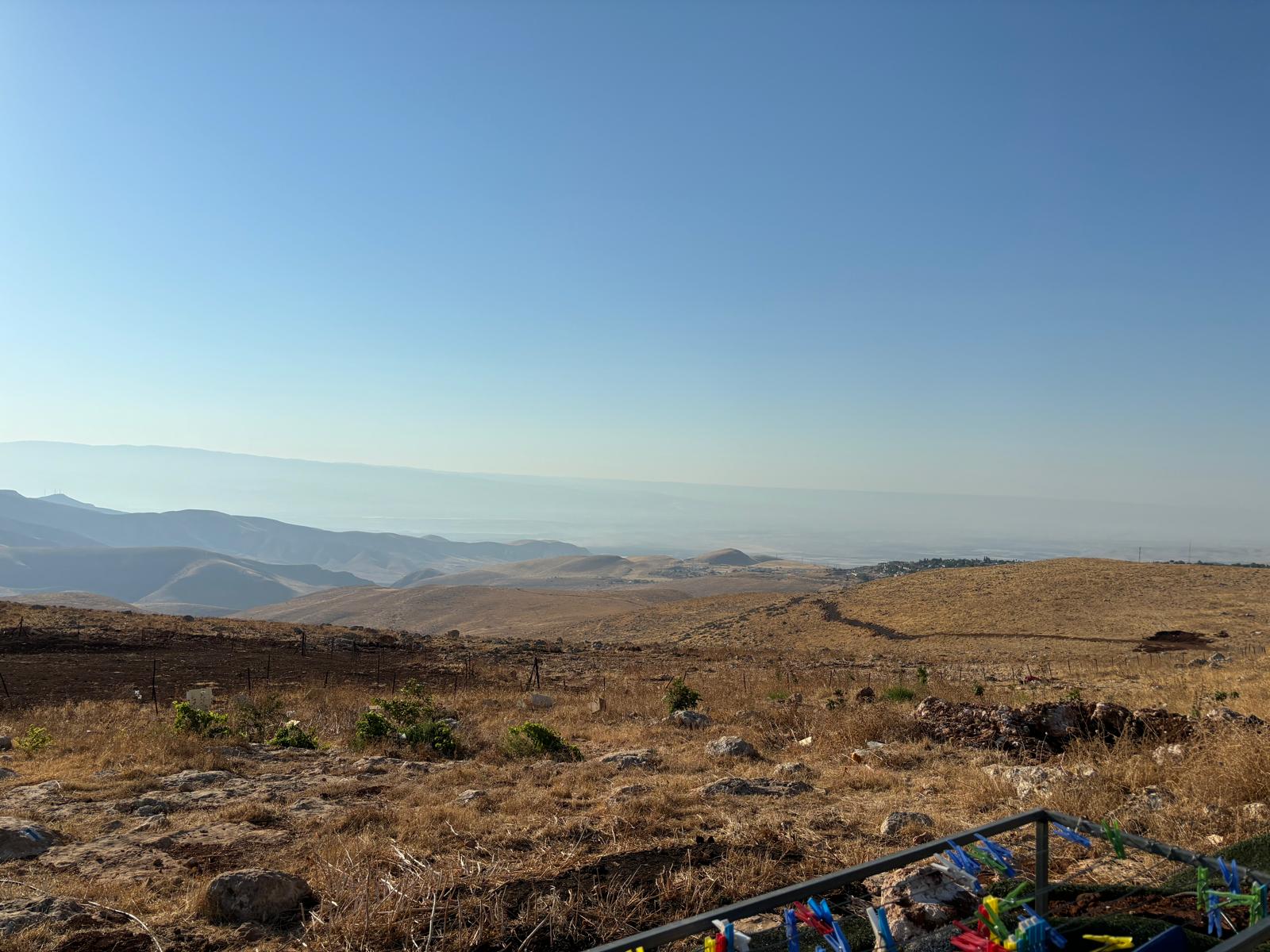הנוף הנשקף מהחווה לכיוון הבקעה