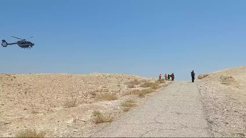 בין הזמנים: שני מטיילים חולצו במסוק ממדבר יהודה