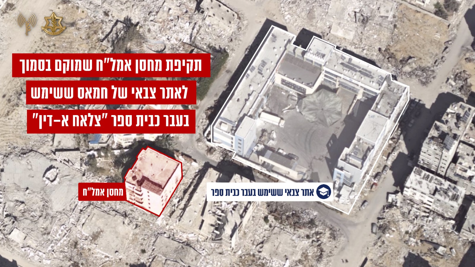 תקיפת מחסן אמלח (אינפוגרפיקה: דוצ)