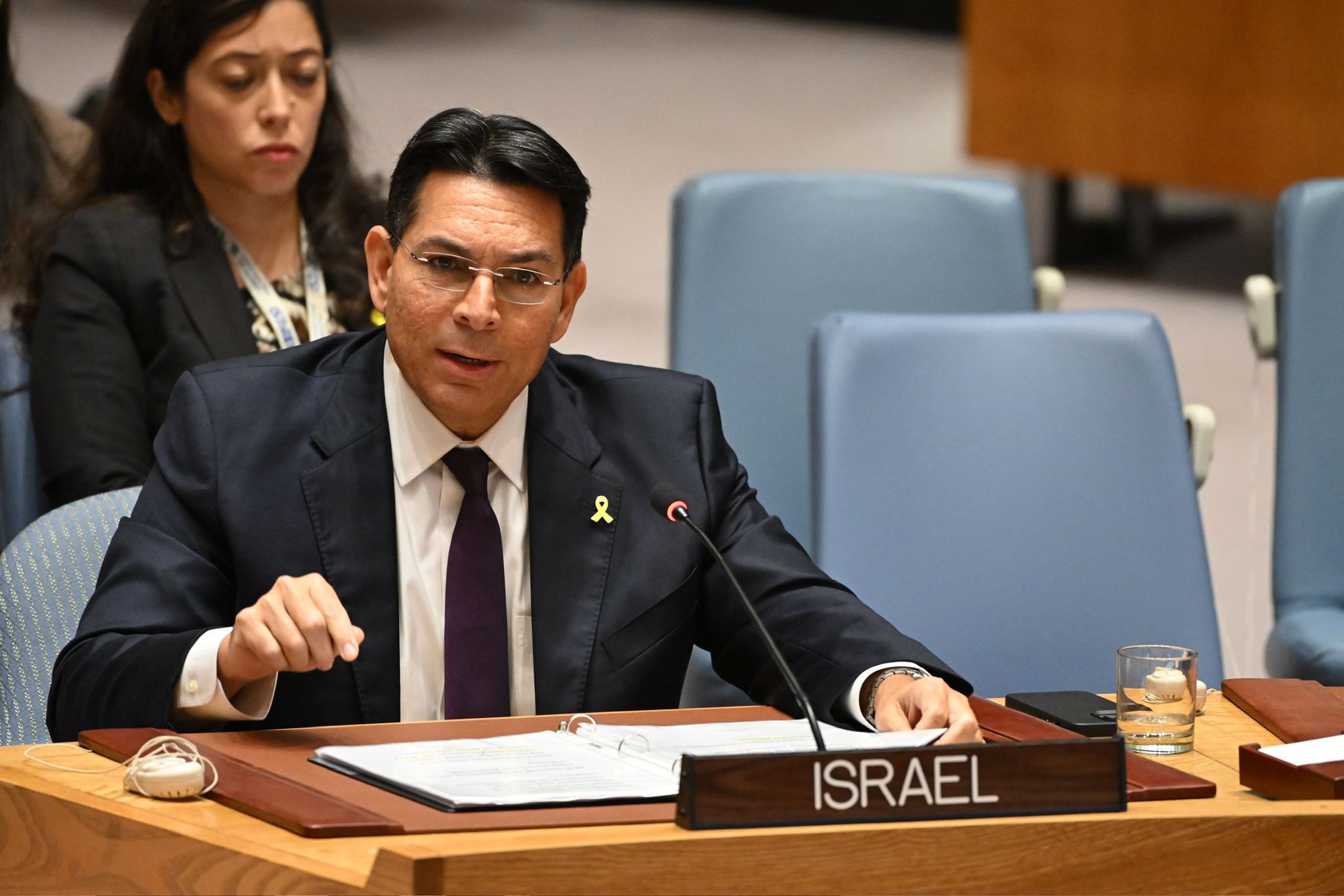 דנון תקף את הנציג הפלסטיני באו"ם: "מחבל בחליפה". צפו