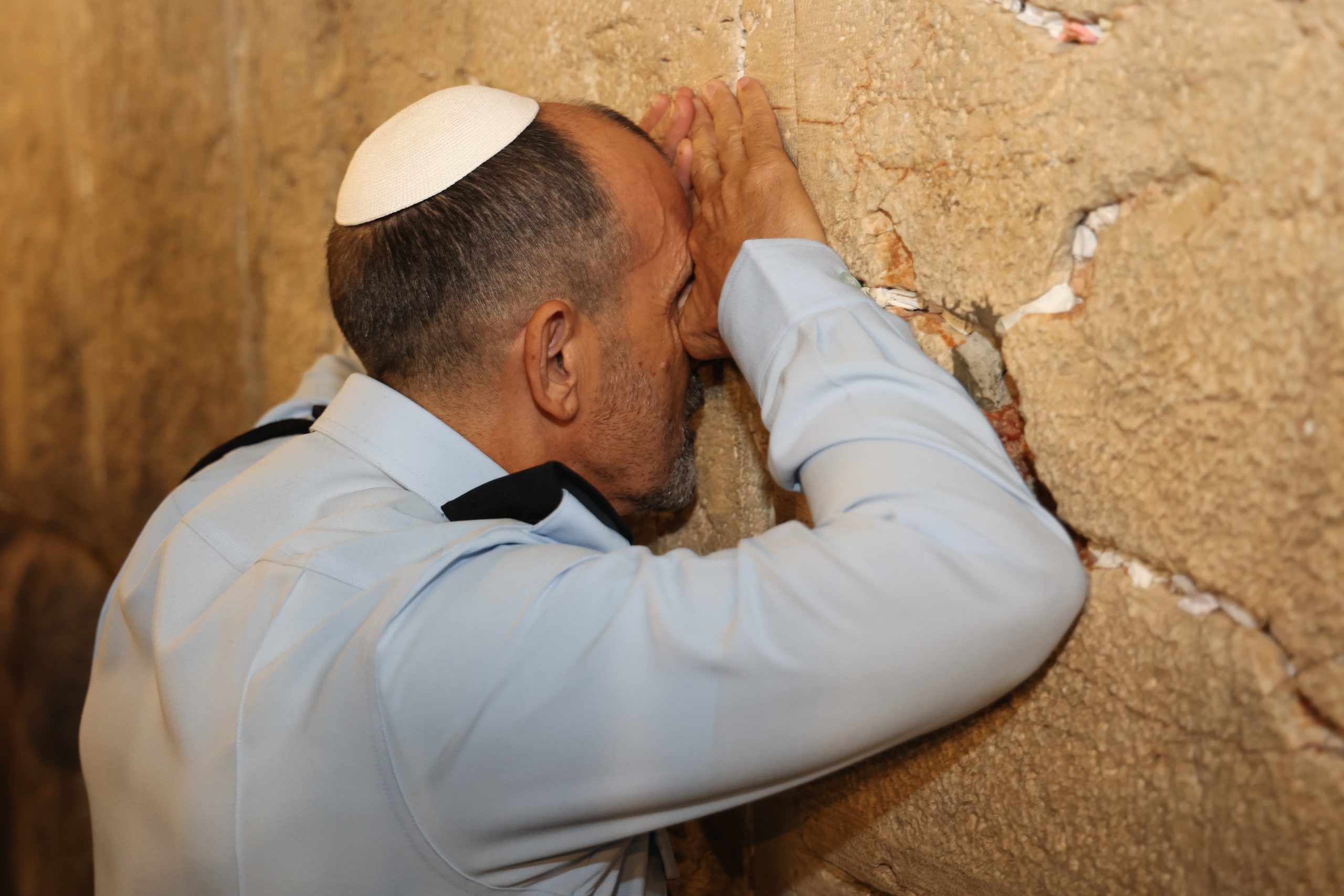 התחנה הראשונה של המפכ"ל החדש: הכותל המערבי