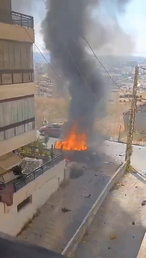 לאחר יממה של שקט: רכב הותקף מהאוויר בצידון