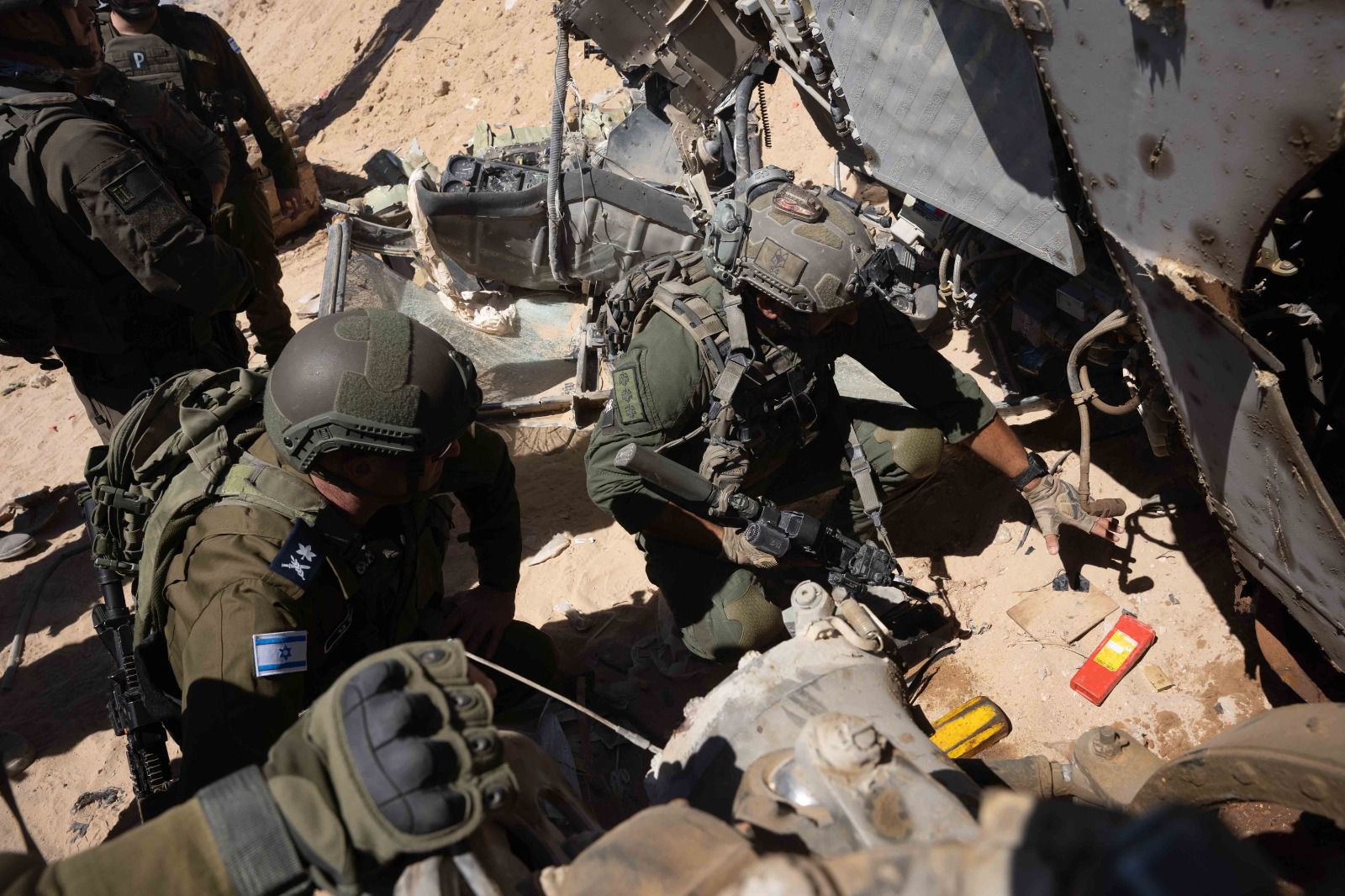 מפקד חיל האוויר בזירת התרסקות המסוק: "כואבים את כאב האובדן"