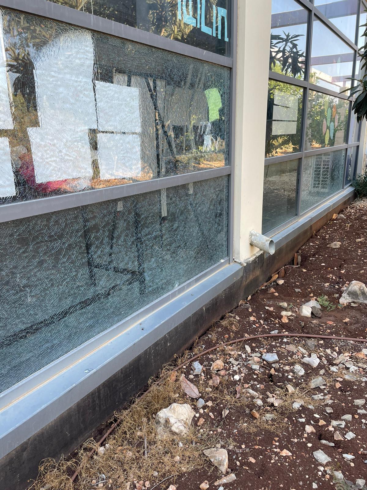 תיעוד נוסף של הנזק שנגרם לכפר בעקבות פגיעת הטיל