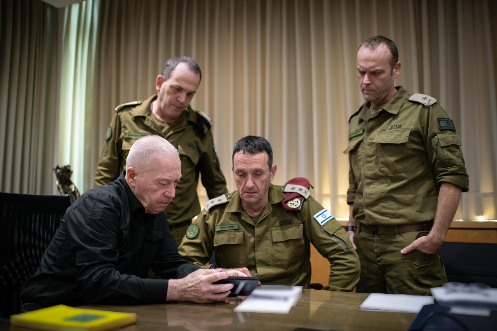 הרמטכ"ל צפה בחיסול מהטלפון של גלנט