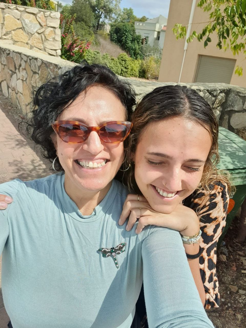 מירב לשם גונן ובתה רומי ארבעה ימים לפני החטיפה