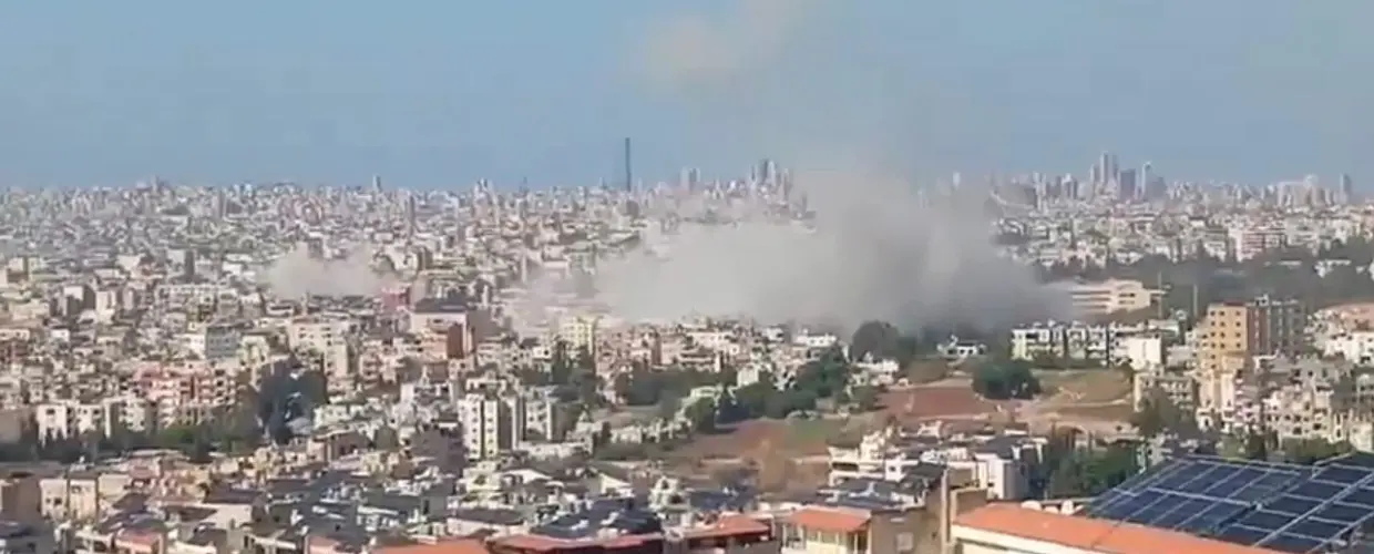 אחרי הפוגה של 5 ימים: צה"ל תקף בדאחייה בביירות