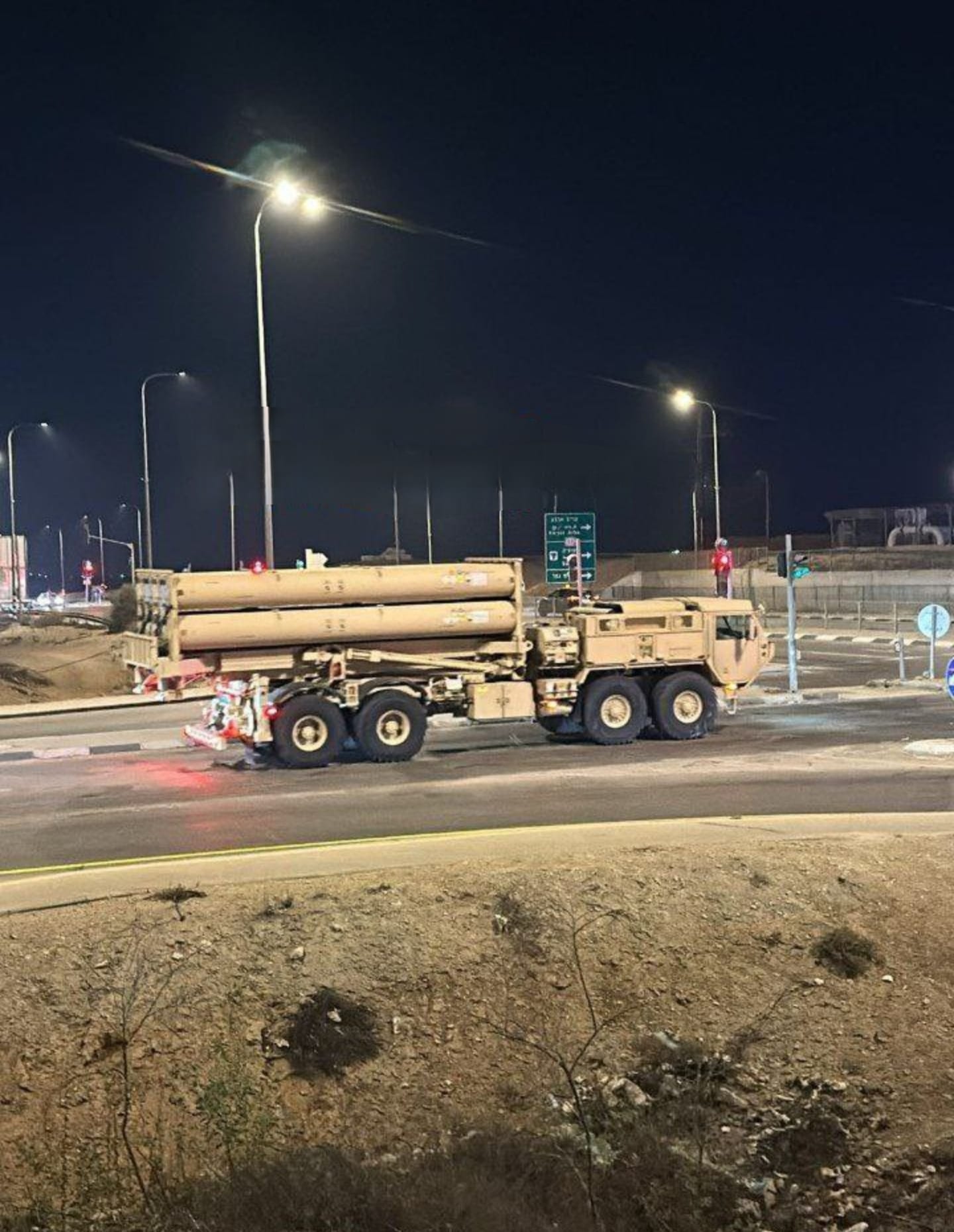 ה-THAAD נחתה: המערכת האמריקנית המתקדמת נצפתה בארץ