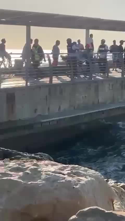 פינוי הפצוע בנהריה