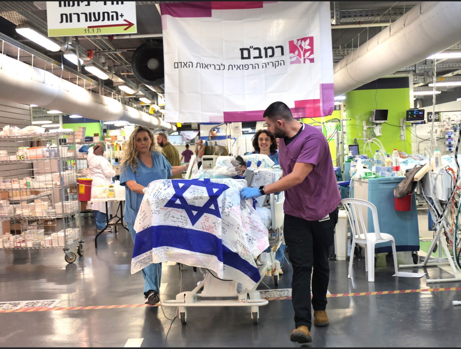בית החולים המוגן בחניון של רמב"ם