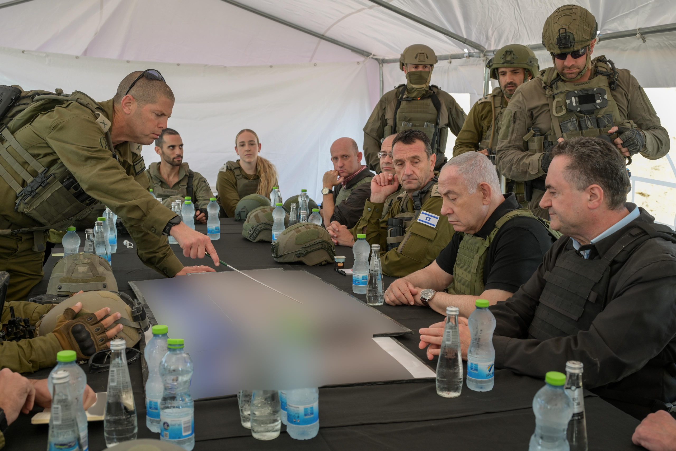 נתניהו וכ"ץ בתדריך
