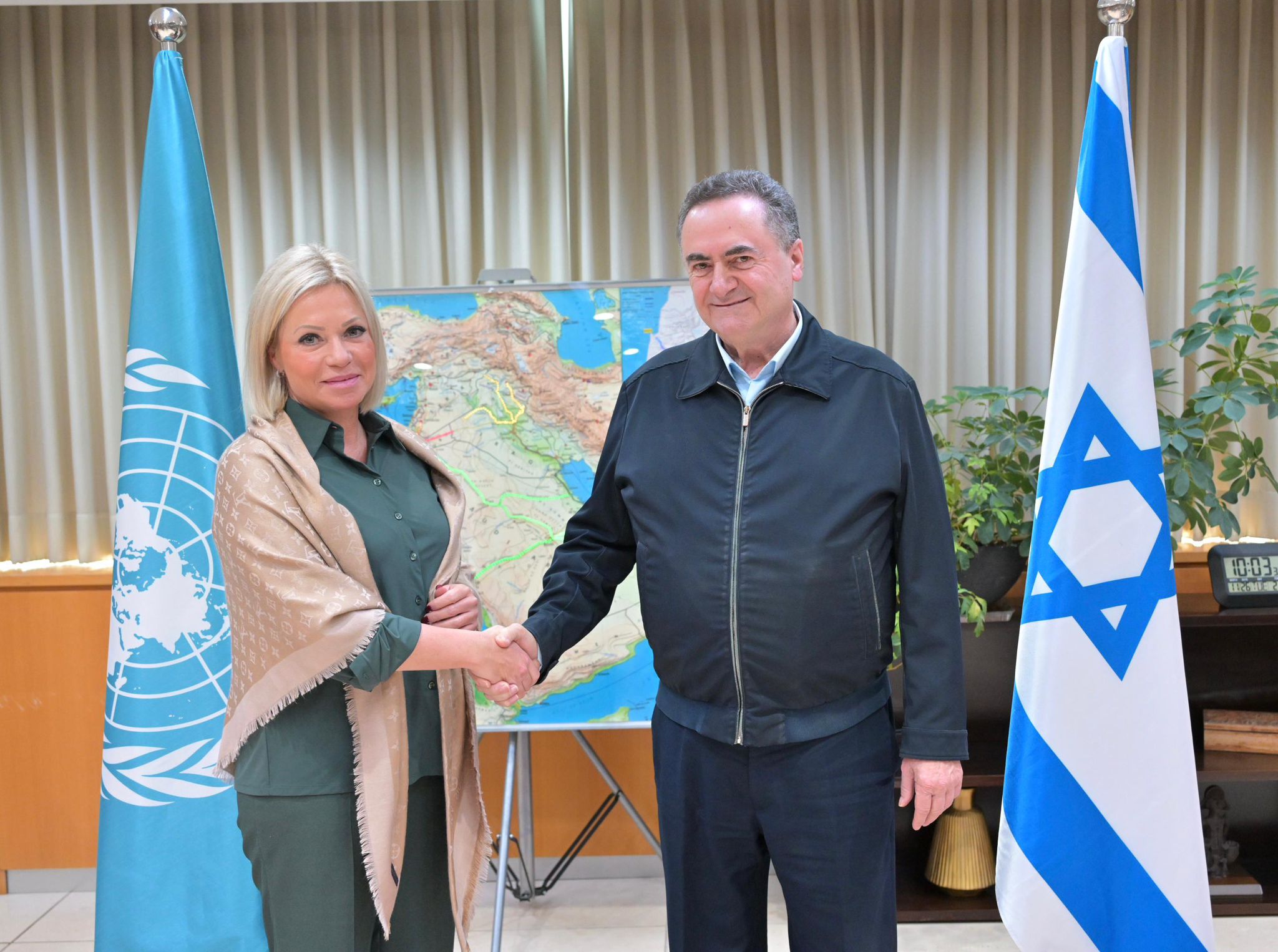 כ"ץ לשליחת האו"ם: "אם אתם לא תעשו אנחנו נעשה, ובעוצמה רבה"
