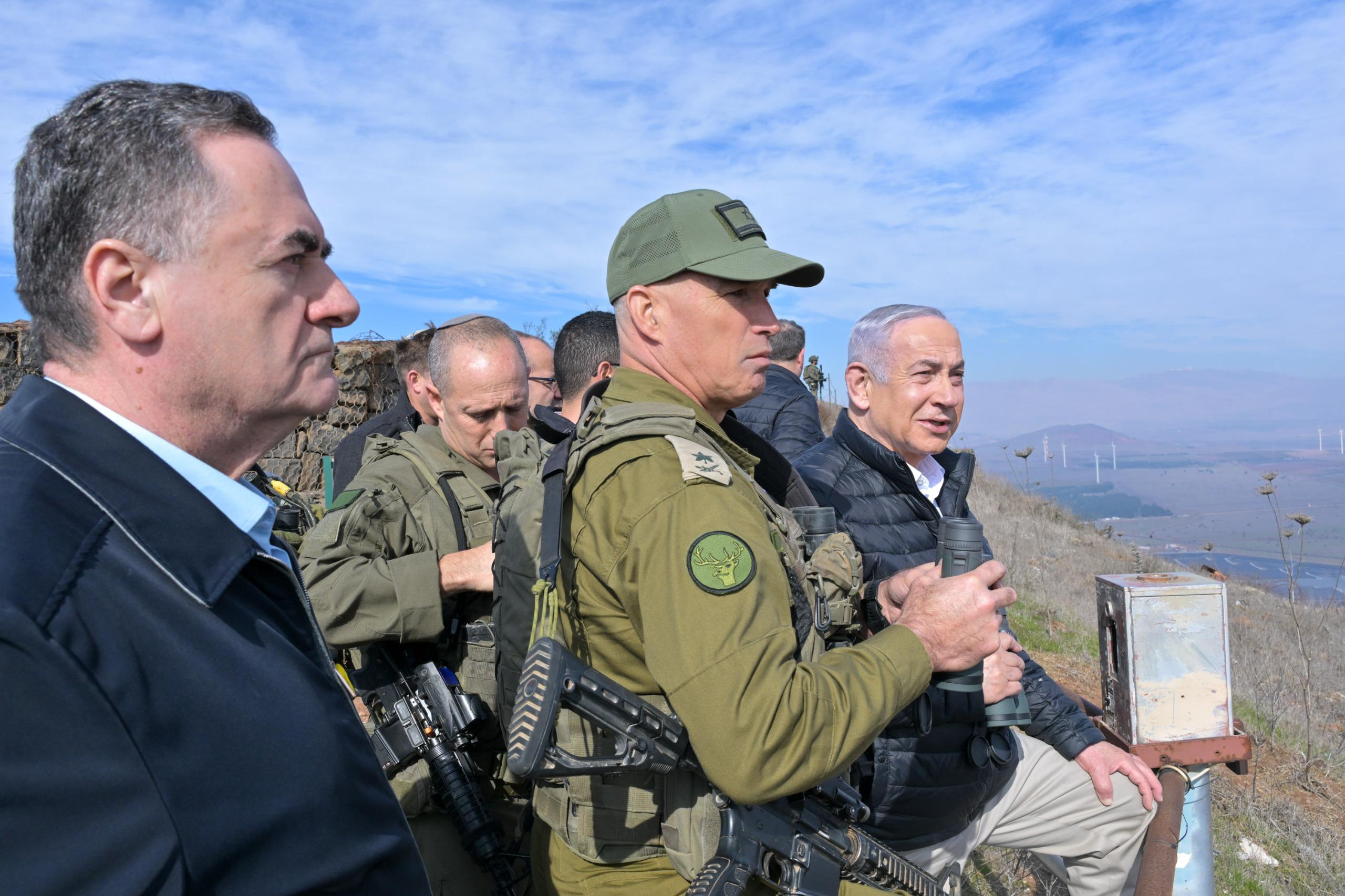 נתניהו בגבול סוריה: "יום היסטורי בתולדות המזרח התיכון"