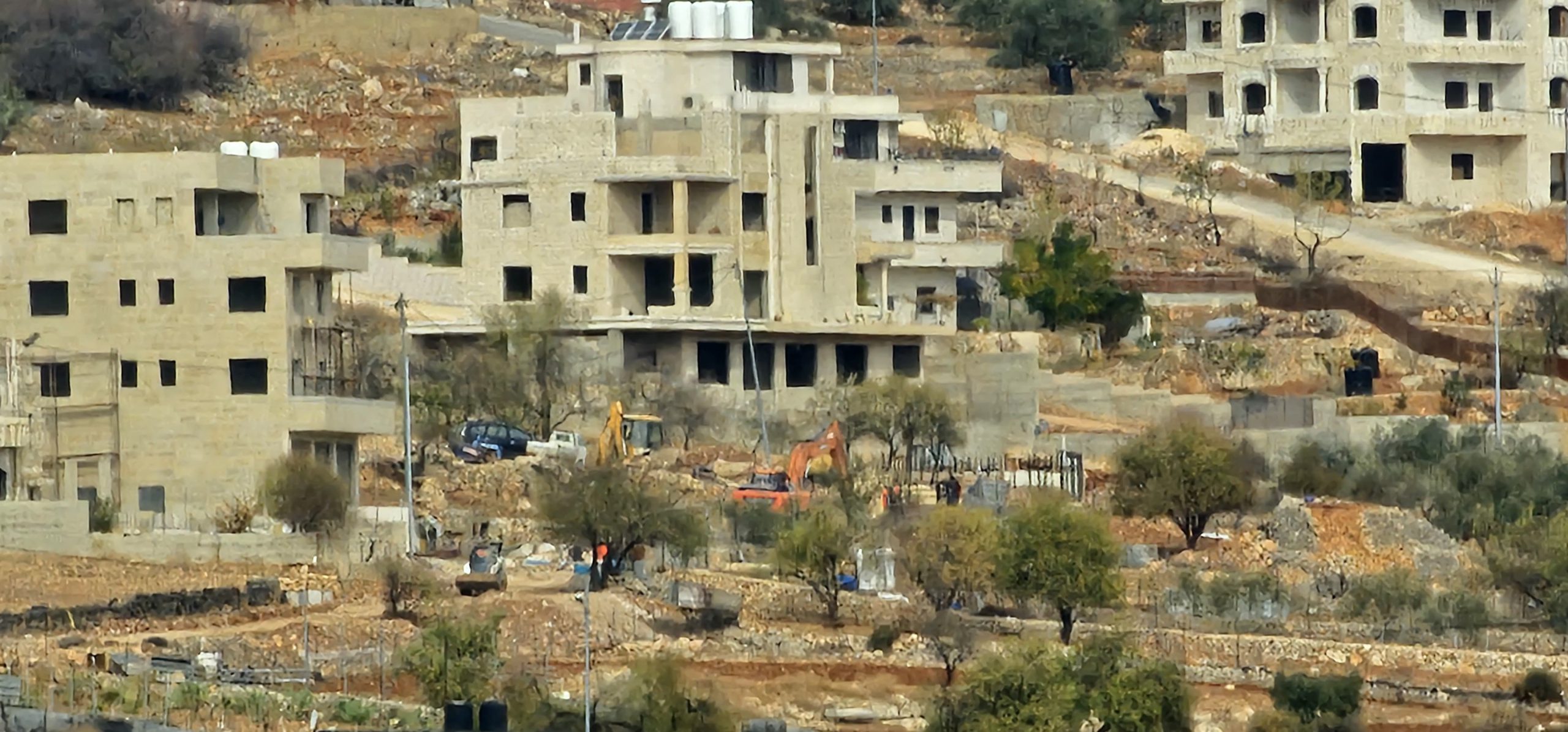 כך נראתה הבנייה בבורקא הבוקר