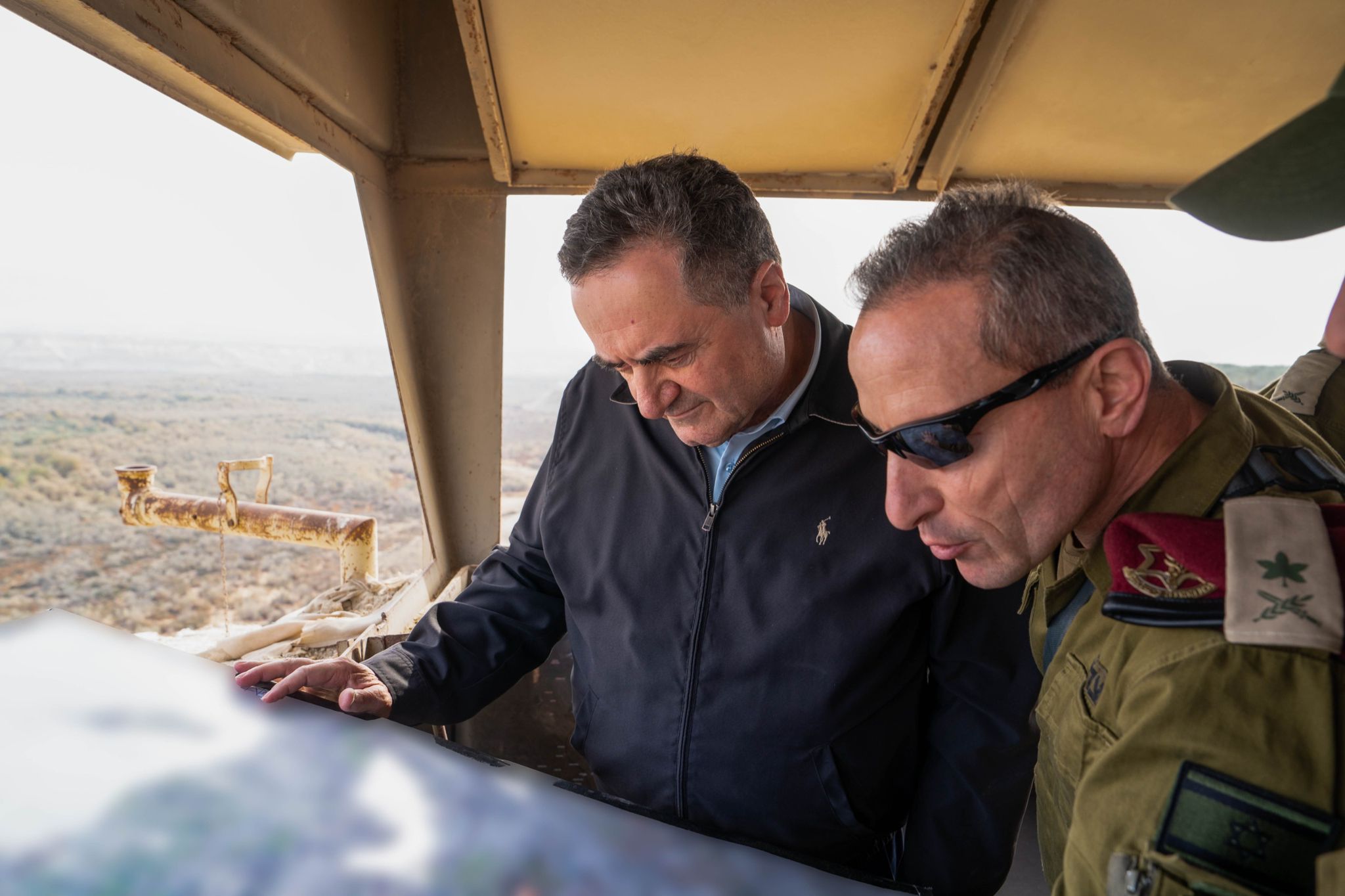 כ"ץ: "באתי לוודא שאיראן לא תצליח לשלוח זרוע בחזית המזרחית"
