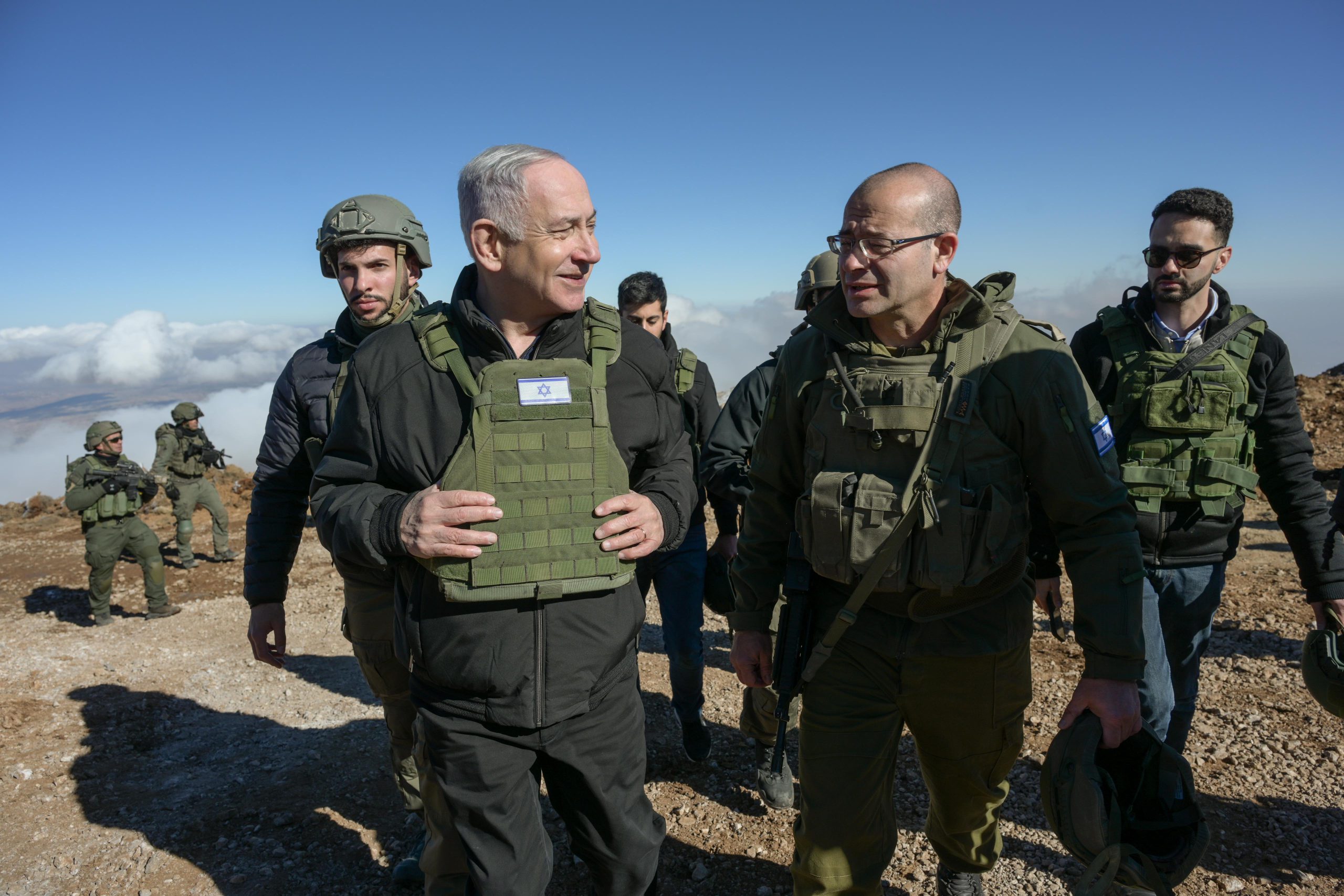 נתניהו בחרמון הסורי: "נישאר במקום החשוב הזה"