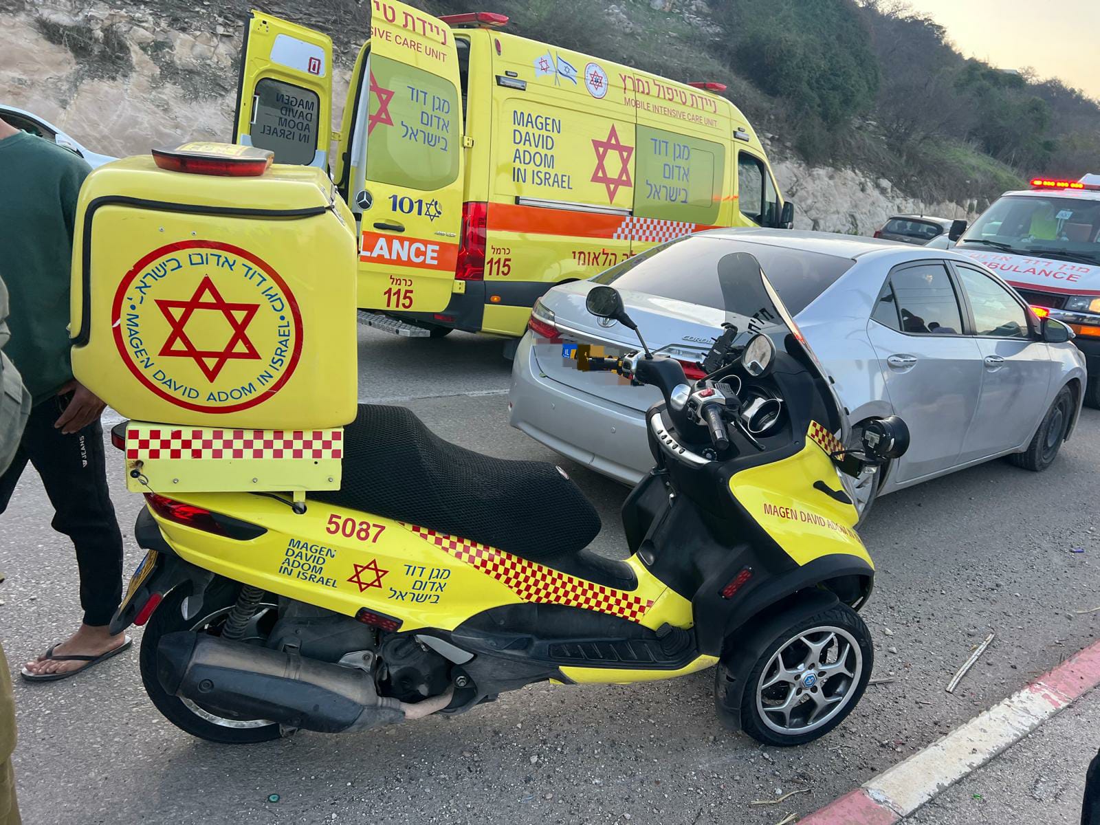 אוזלת היד של הממשלה: רוכב אופנוע נהרג לאחר שהתהפך בכביש 7620