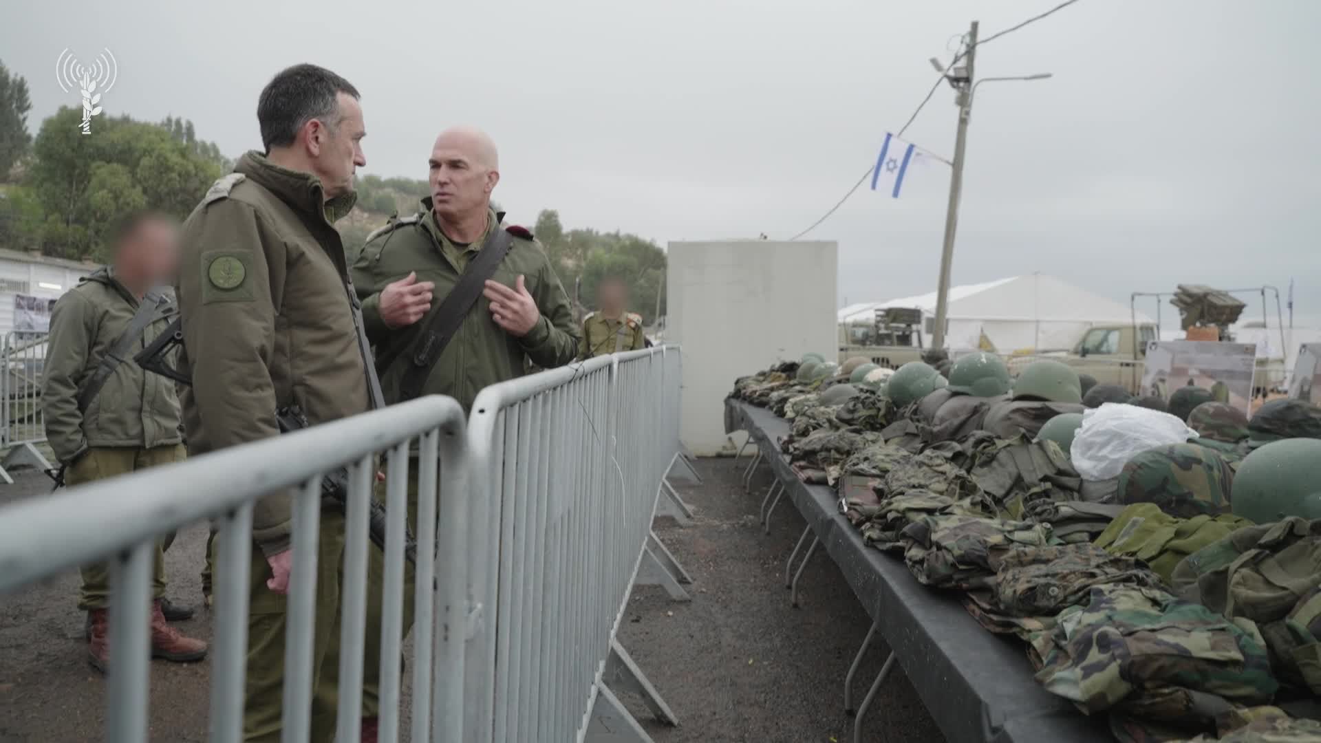 הרמטכל וגורדין בתערוכת חיזבאללה